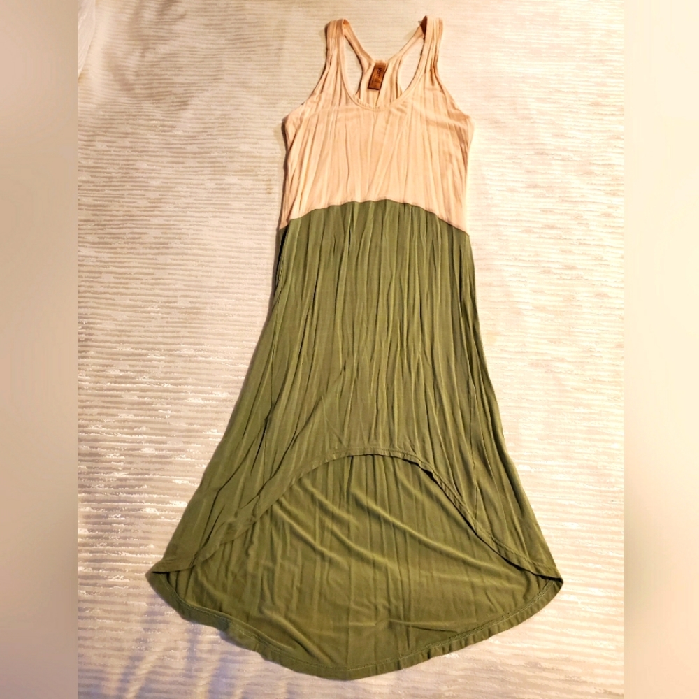 Awesome Vermilli Racerback High Low Dress